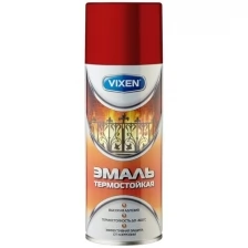 Эмаль Vixen термостойкая 400°С, ярко-красный, 520 мл