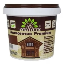 Масляный антисептик Forwood премиум 1л для защиты дерева до 10лет цвет тик для наружных и внутренних работ без запаха