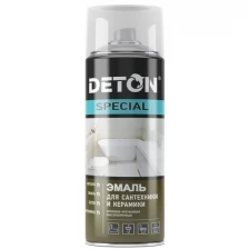 P9043 Эмаль "Deton Special" для Ванн и Керамики, цвет Белая, п/глянцевая, аэрозольная, 520 мл "Детон"