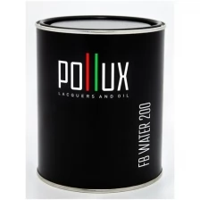 Краска для дерева Pollux 200 "Блэк Сенд", черный, 1 л