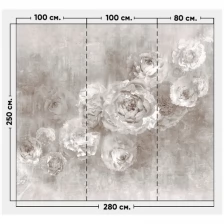 Фотообои / флизелиновые обои Каменные розы 2 x 2,5 м