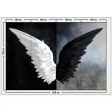Фотообои / флизелиновые обои Ангелы и Демоны 4 x 2,7 м