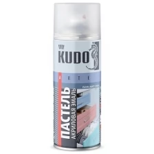 Аэрозольная акриловая краска Kudo KU-A104, пастельная, 520 мл, бежевая