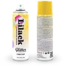 Гриттер аэрозольный с интенсивным сверкающим блеском Glitter Effect Coating Lilack (335мл) сверкающее серебро (0150-03 LK)