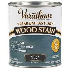 Масло-морилка Varathane Fast Dry Wood Stain для дерева 0,946 л, выветренный синий