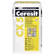 Монтажный водоостанавливающий цемент, гидропломба Ceresit CX 5 (25кг)