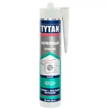 Титан герметик акриловый белый (0,28л) / TYTAN Professional герметик акриловый белый (280мл)