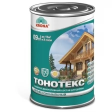 Пропитка KRONA Тонотекс для древесины Калужница 10 л