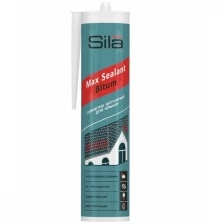 Битумный герметик для крыши Sila PRO Max Sealant, Bitum, 280 мл SSBBR280