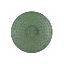 Люк пластикового колодца 400 мм зелёный (1 шт.)