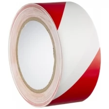 Лента для разметки ПВХ красно-белый 50мм*33м (KMSY