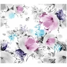 F01303 Фотообои Флизелиновые с виниловым покрытием "Цветы", 300 x 270 см