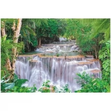 Фотообои Milan Спокойный водопад, M631, 200х135 см, виниловые на флизелиновой основе