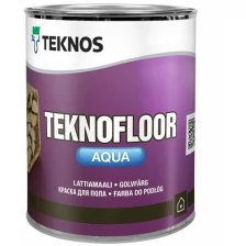 Краска для деревянных полов Teknos Teknofloor Aqua (Текнос Текнофлор Аква) водно эмульсионная 0.9л