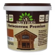 Масляный антисептик Forwood премиум 3л для защиты дерева до 10лет цвет вишня для наружных и внутренних работ без запаха