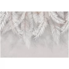 Фотообои виниловые на флизелиновой основе Polimar "Свисающие пальмовые листья", Арт. 144-371, 400см х 270см (ШхВ)