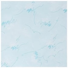 Обои бумажные "Зиг-заг", голубые, 0,53 x 10,05 м, 1407