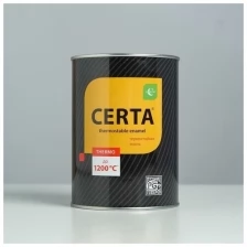 CERTA Эмаль термостойкая «Церта», ж/б, до 500 °С, 0,8 кг, красно-коричневая