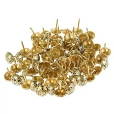 Гвозди декоративные 11х17 мм, цвет античное золото 076, в упаковке 500 шт.