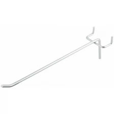 Крюк для стенда одинарный оцинкованный 250 мм