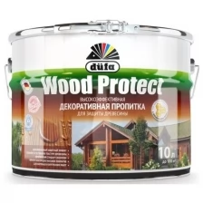 Пропитка DUFA Wood Protect для защиты древесины с воском Махагон 10 л