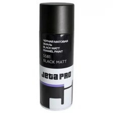 Краска аэрозольная JETA PRO 5581 матовая черная 400 мл