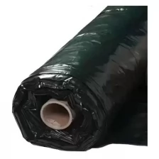 Пленка полиэтиленовая техническая черная 150 мкм ТУ (ГОСТ 80 мкм), рукав 6x100 м - (рукав 3 м., в развороте - 6 м), высота 1.5 м, сложена в два раза, 45 кг