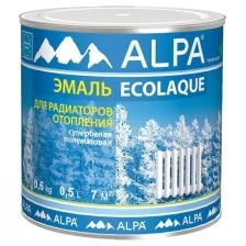 Эмаль для радиаторов Alpa Ecolaque белая 2,5л