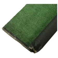Газон искусственный, ворс 10 мм, 2 × 1 м, тёмно-зелёный
