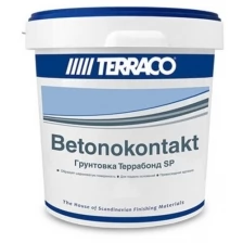 TERRACO TERRABOND SP грунт бетоноконтакт для гладких поверхностей, белый (20кг)