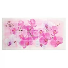 Grace Панель ПВХ Мозаика Орхидея Розея 480*955*0,2мм