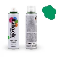 Аэрозольная краска для ткани LILACK Fabric Design, 220 мл, несмываемая Цвет: Зелёный