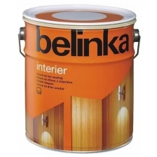 BELINKA INTERIER / белинка интерьер Лазурь для защиты древесины 10л Сметаново-белый