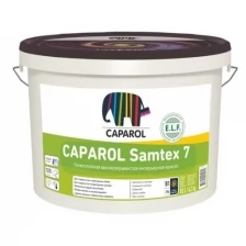 Краска интерьерная Caparol Samtex 7 ELF, латексная, база 1, белая, 5 л