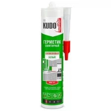 Герметик силиконовый санитарный Kudo KSK 120, 280 мл, прозрачный