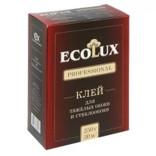 Клей обойный ECOLUX Professional, стеклообои, 250 г ECOLUX 6783346 .