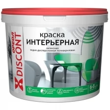 Краска матовая водно-дисперсионная для внутренних работ "Ореол", белая, 1,5 кг Ореол 1331715 .