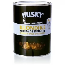 HUSKY-KLONDIKE Краска по металлу зеленая RAL 6002 (0,9л)