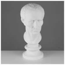 Гипсовая фигура, голова Цезаря «Мастерская Экорше», 20 х 27 х 52 см