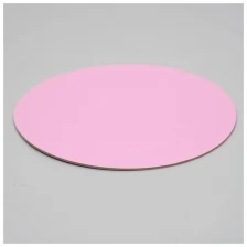 Подложка усиленная, золото - розовый, 28 см, 3,2 мм