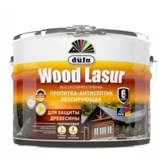 Пропитка-антисептик лессирующая для защиты древесины Dufa Wood Lasur (0,9л) орех