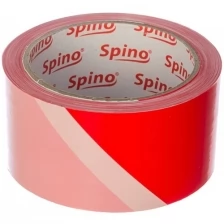 Сигнальная лента SPINO 50ммx100м красно-белая PE 78050