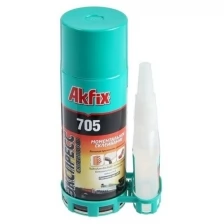 Akfix Набор для склеивания Akfix 705, аэрозоль 400 мл, + клей 125 г