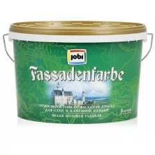 Краска фасадная Jobi Fassadenfarbe 0,9 л, бесцветный
