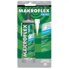 Макрофлекс/Makroflex SX101 герметик силиконовый санитарный белый (85мл) 1893984