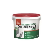 Шпатлевка Старатели полимерная готовая "Суперфинишная" паста 7 кг