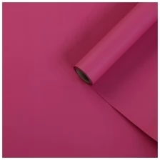 Пленка перламутровая, двусторонняя, насыщенный розовый, 0,5 х 10 м
