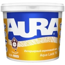 Лак Aura Aqua Lack 70 интерьерный акриловый глянцевый, 2л