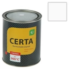 CERTA Эмаль термостойкая «Церта», ж/б, до 400 °С, 0,8 кг, белая