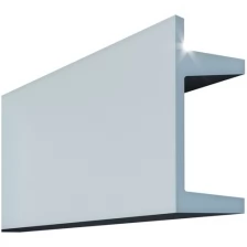 Молдинг для светодиодных систем непрямого освещения Tesori KF 722 ,декор для стен и оформления интерьера, 80*201*2000 мм